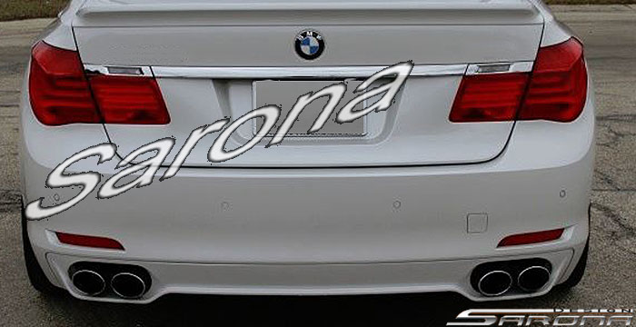 Custom BMW 7 Series  Sedan Rear Add-on Lip (2009 - 2012) - $490.00 (Part #BM-015-RA)